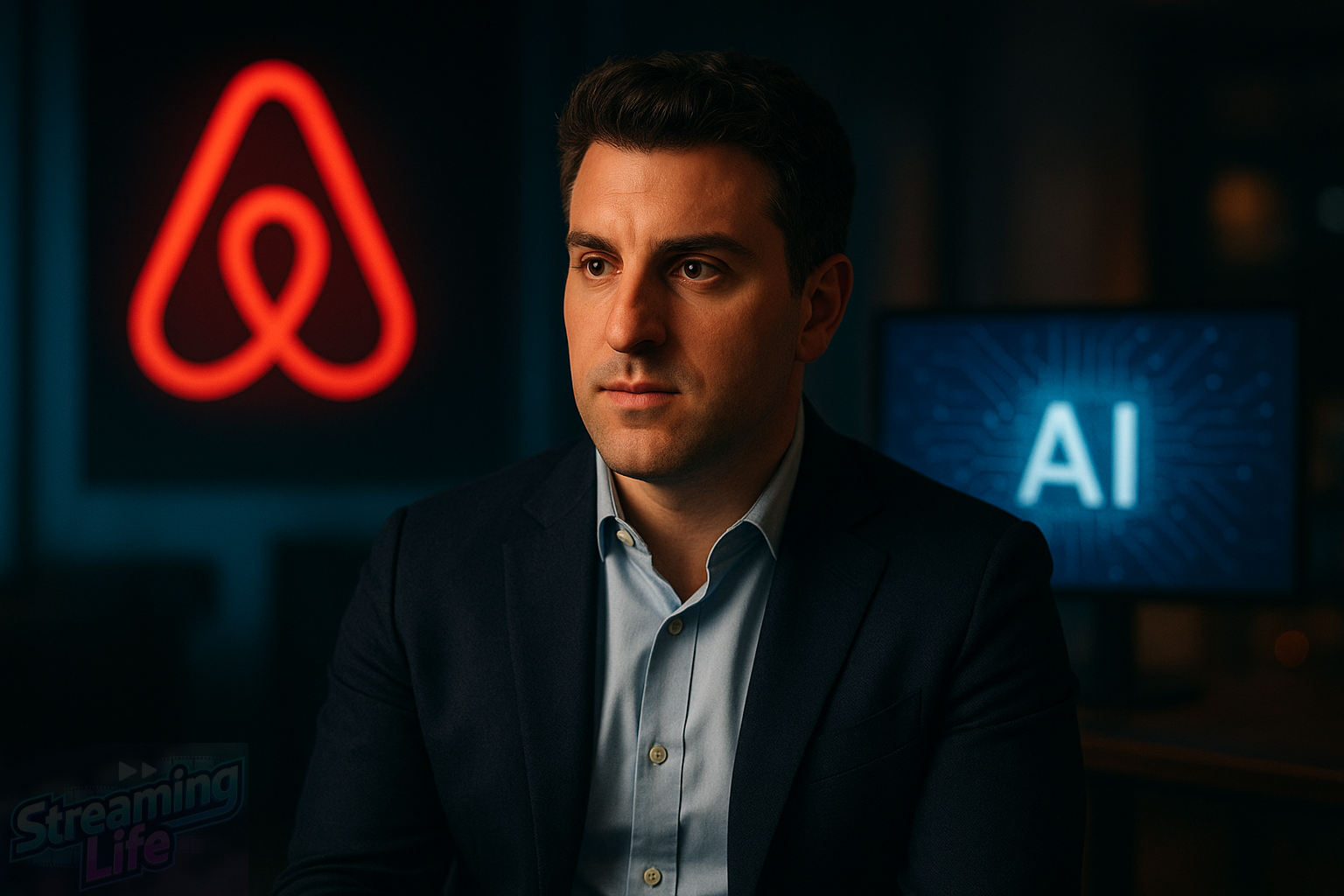 Airbnb’s Brian Chesky Plans New AI Lab as Travel Tech Race Heats Up
