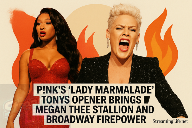 P!nk’s “Lady Marmalade” Tonys Opener Brings Megan Thee Stallion and Broadway Firepower