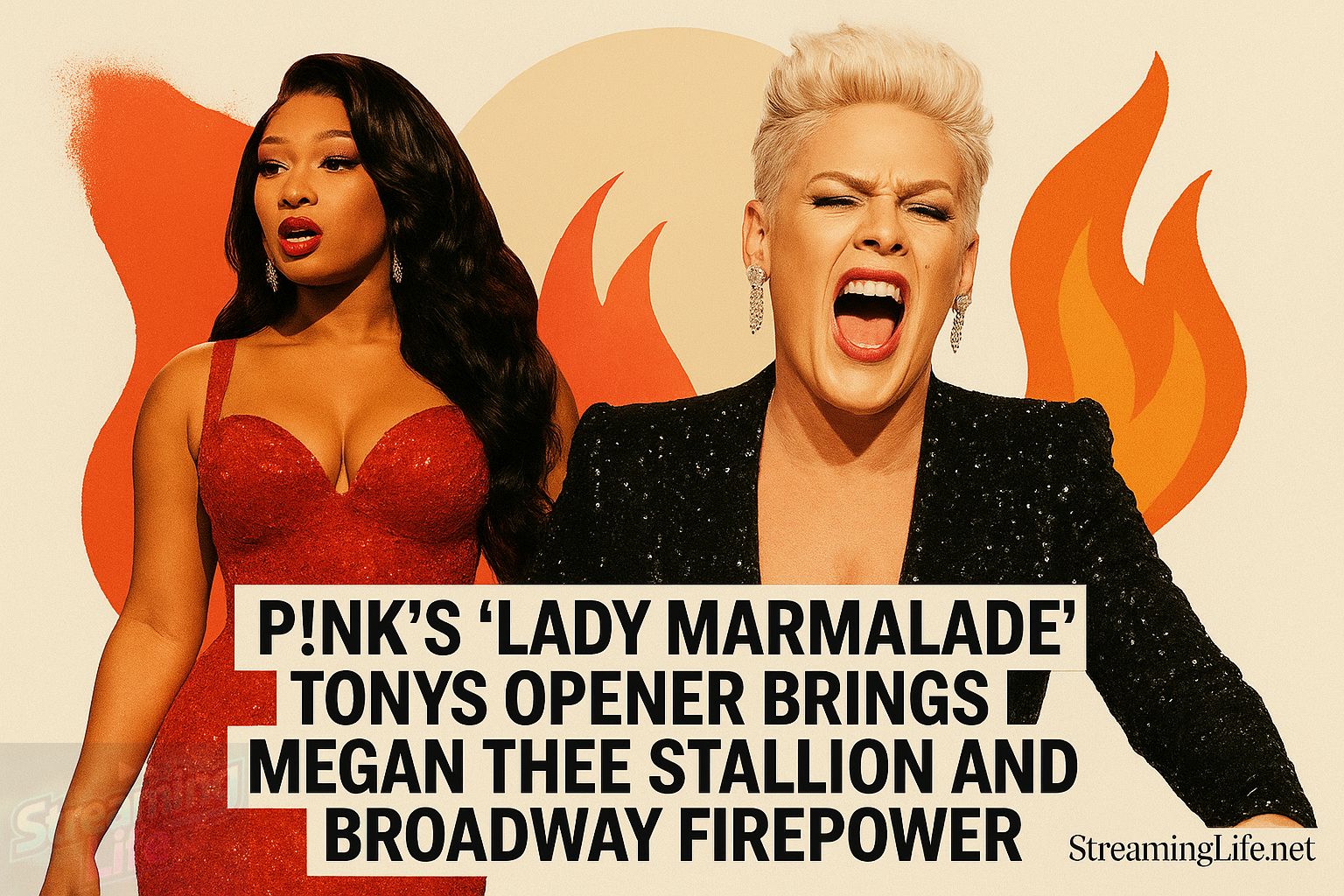 P!nk’s “Lady Marmalade” Tonys Opener Brings Megan Thee Stallion and Broadway Firepower