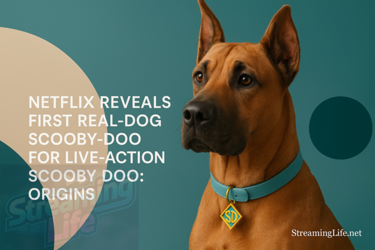 Netflix Reveals First Real-Dog Scooby-Doo for Live-Action Scooby Doo: Origins