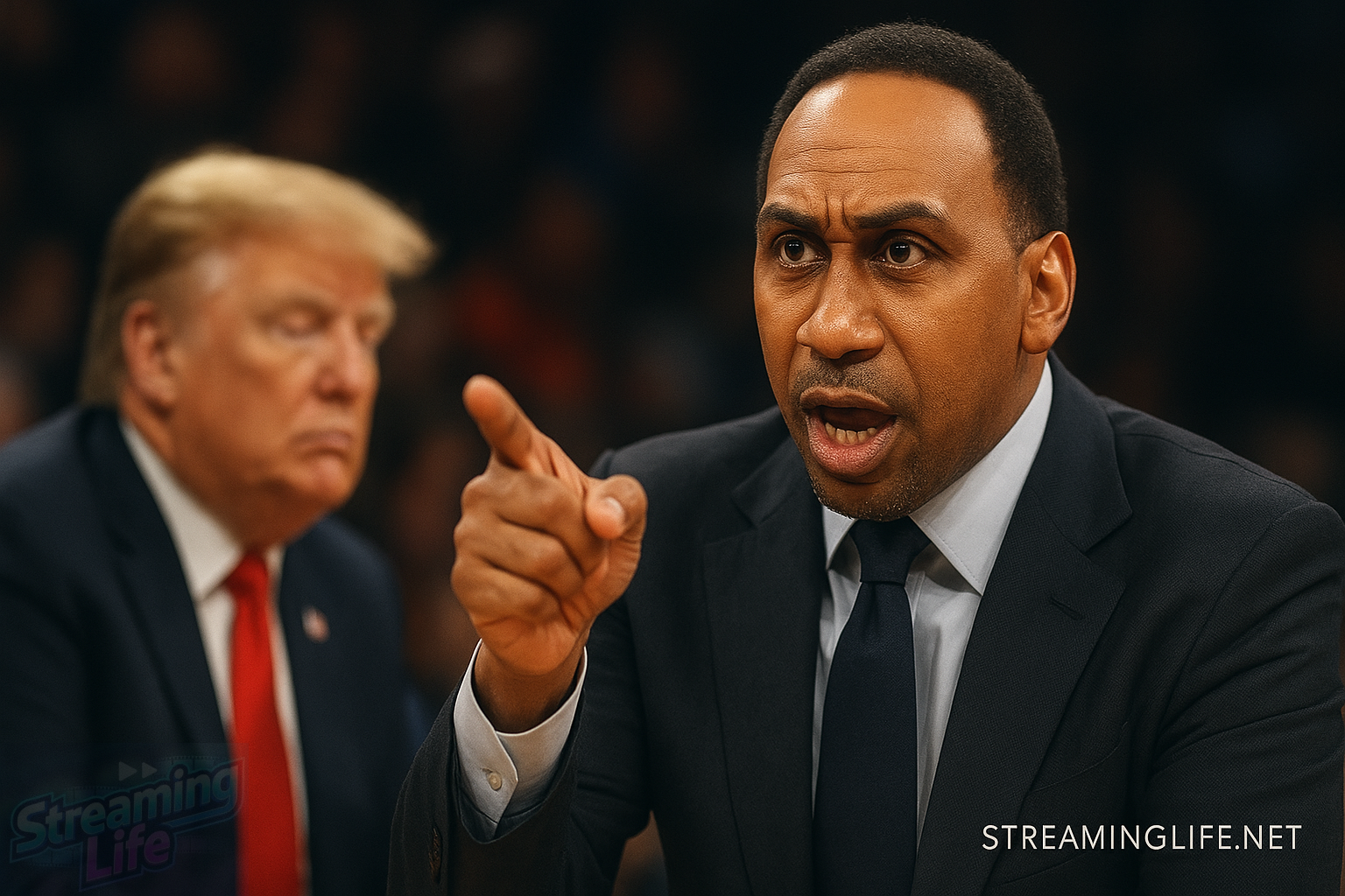 Stephen A. Smith Fires Back at Donald Trump Over “Low IQ” Jab, Knicks Loss and Courtside Nap