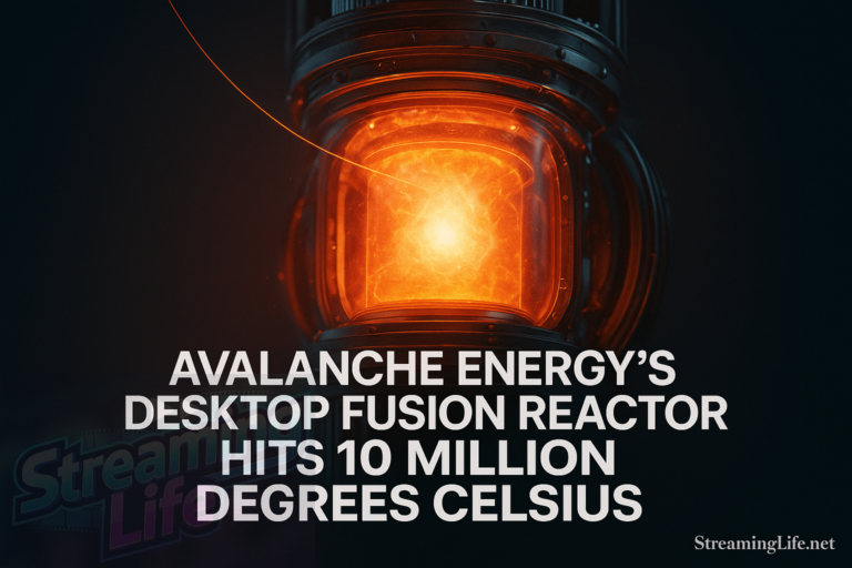 Avalanche Energy’s Desktop Fusion Reactor Hits 10 Million Degrees Celsius