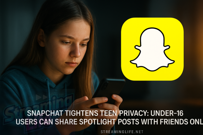 Snapchat Tightens Teen Privacy: Under-16 Users Can Share Spotlight Posts With Friends Only