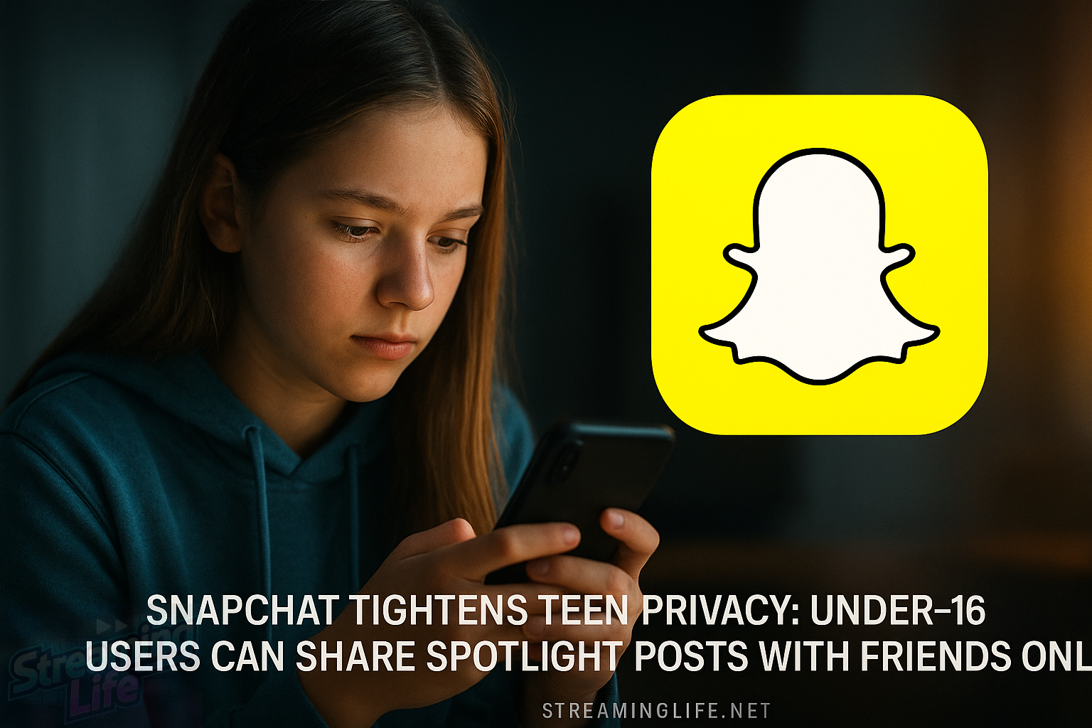 Snapchat Tightens Teen Privacy: Under-16 Users Can Share Spotlight Posts With Friends Only