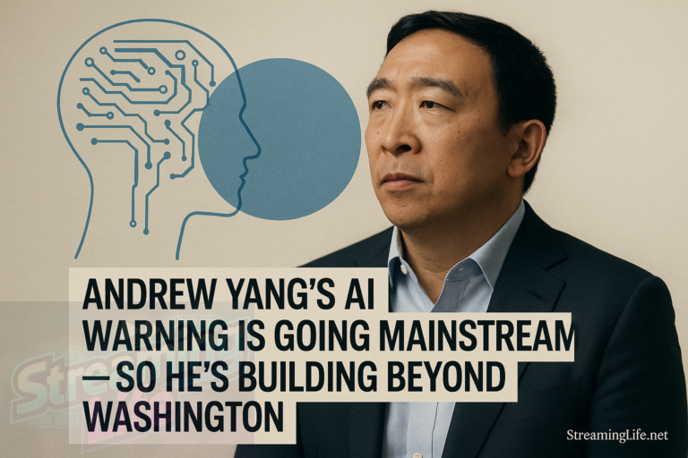 Andrew Yang’s AI Warning Is Going Mainstream — So He’s Building Beyond Washington