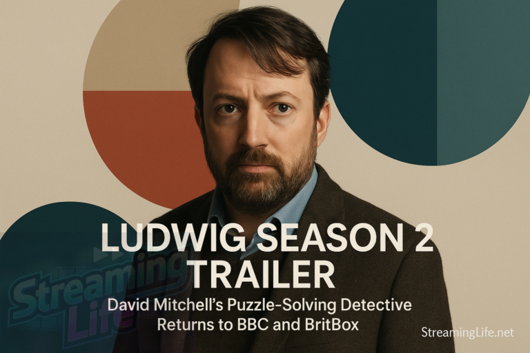 Ludwig Season 2 Trailer: David Mitchell’s Puzzle-Solving Detective Returns to BBC and BritBox