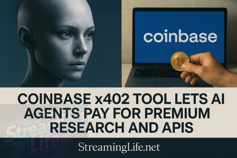 Coinbase x402 Tool Lets AI Agents Pay for Premium Research and APIs