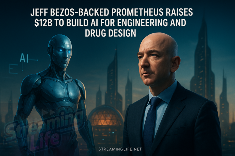 Jeff Bezos-Backed Prometheus Raises $12B to Build AI for Engineering and Drug Design