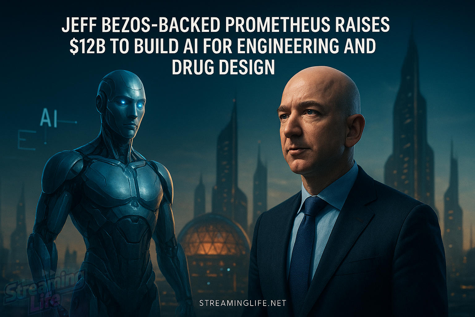 Jeff Bezos-Backed Prometheus Raises $12B to Build AI for Engineering and Drug Design