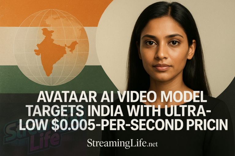 Avataar AI Video Model Targets India With Ultra-Low $0.005-Per-Second Pricing
