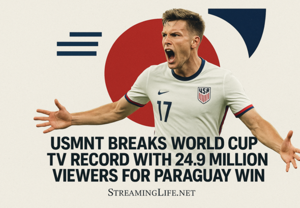 USMNT Breaks World Cup TV Record With 24.9 Million Viewers for Paraguay Win