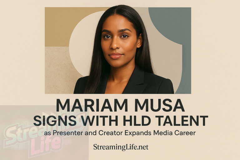 Mariam Musa Signs With HLD Talent as Presenter and Creator Expands Media Career