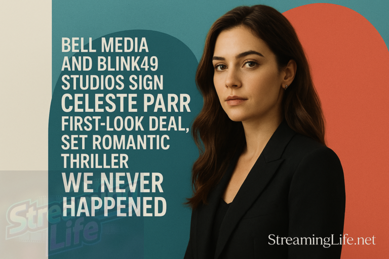 Bell Media and Blink49 Studios Sign Celeste Parr First-Look Deal, Set Romantic Thriller We Never Happened