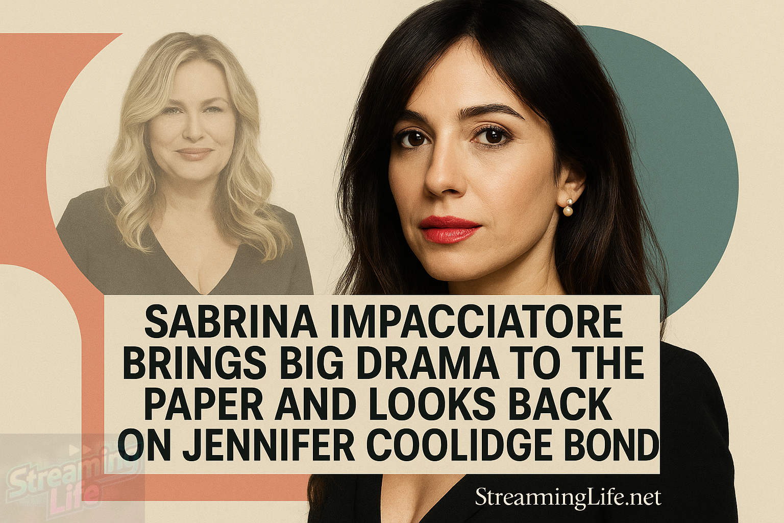 Sabrina Impacciatore Brings Big Drama to The Paper and Looks Back on Jennifer Coolidge Bond
