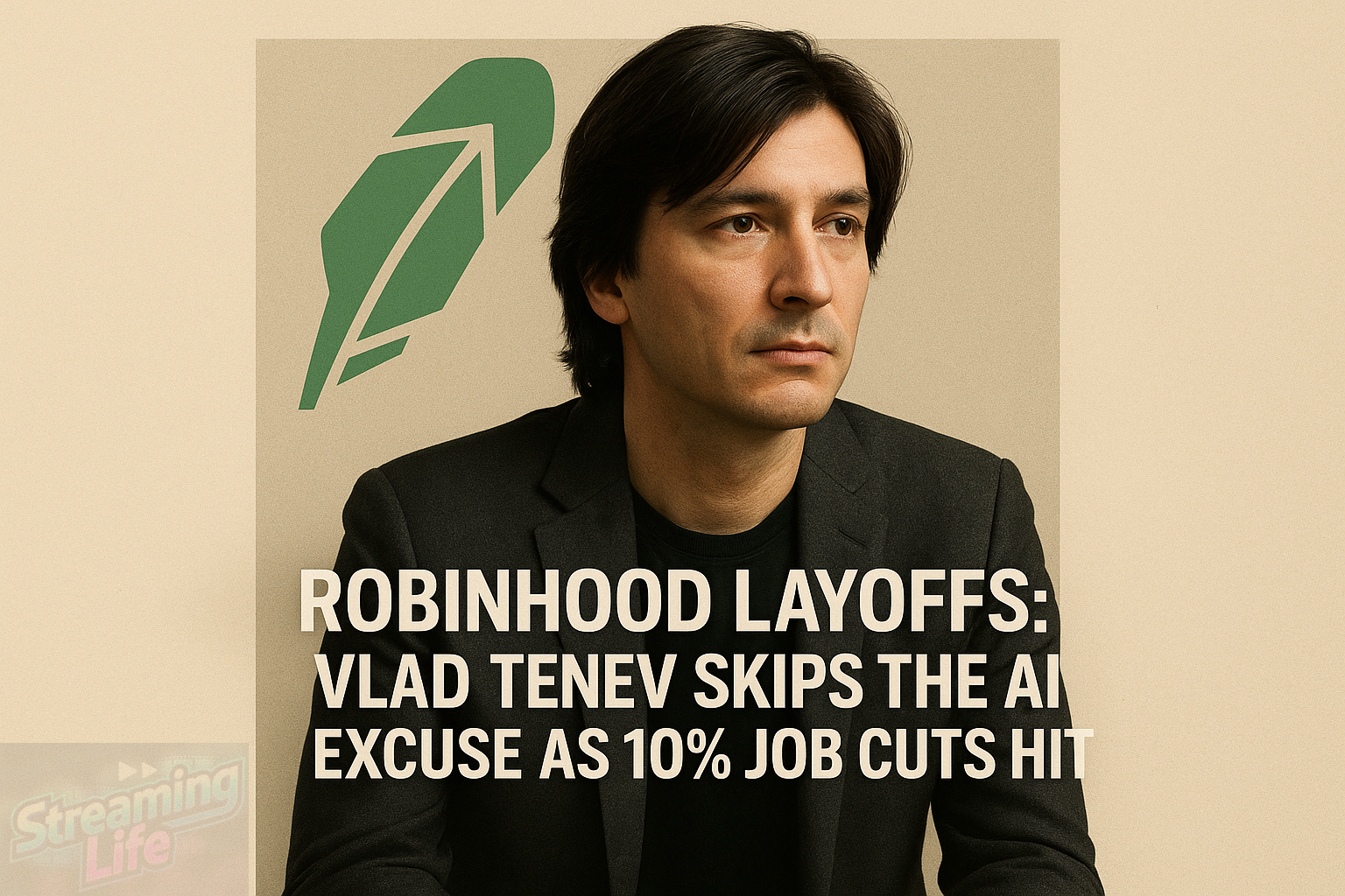 Robinhood Layoffs: Vlad Tenev Skips the AI Excuse as 10% Job Cuts Hit