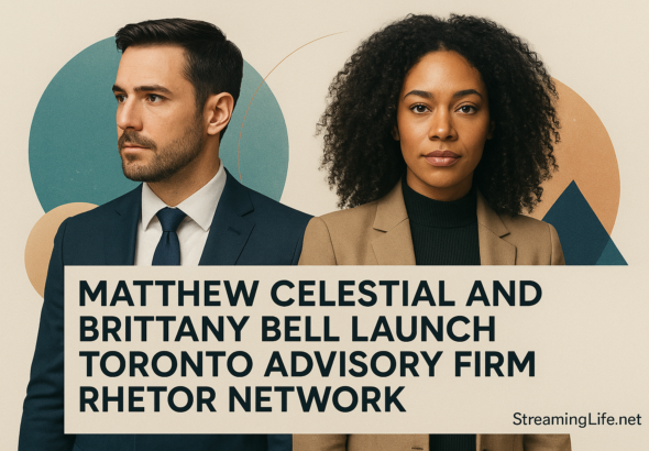 Matthew Celestial and Brittany Bell Launch Toronto Advisory Firm Rhetor Network