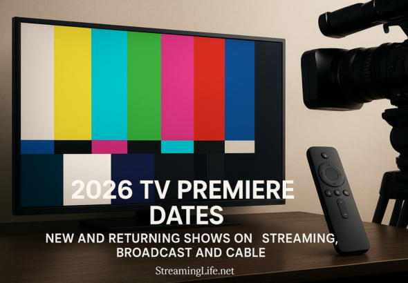 2026 TV Premiere Dates: New and Returning Shows on Streaming, Broadcast and Cable