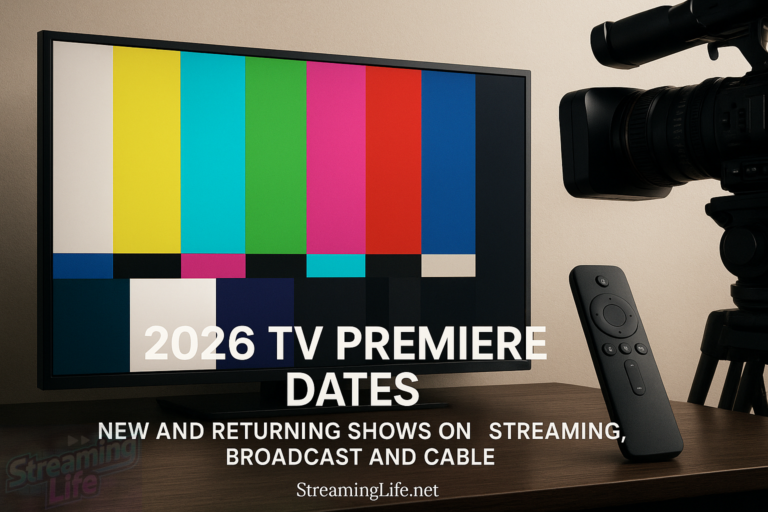 2026 TV Premiere Dates: New and Returning Shows on Streaming, Broadcast and Cable