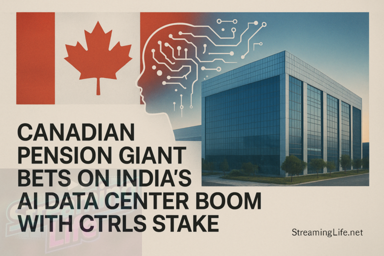 Canadian Pension Giant Bets on India’s AI Data Center Boom With CtrlS Stake