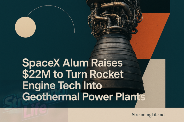 SpaceX Alum Raises $22M to Turn Rocket Engine Tech Into Geothermal Power Plants