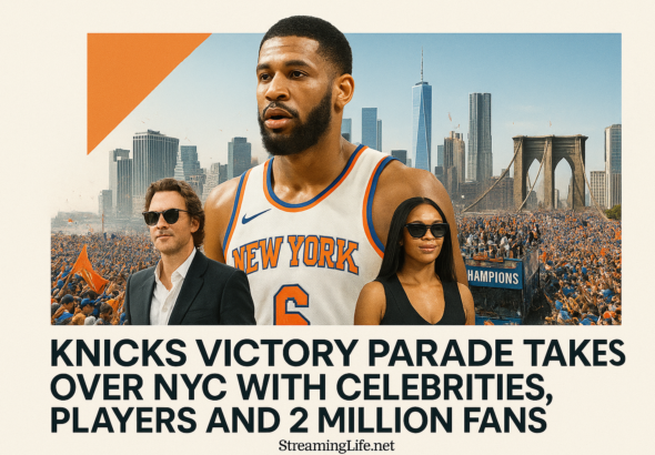 Knicks Victory Parade Takes Over NYC With Celebrities, Players and 2 Million Fans