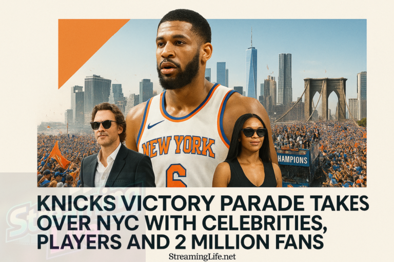 Knicks Victory Parade Takes Over NYC With Celebrities, Players and 2 Million Fans