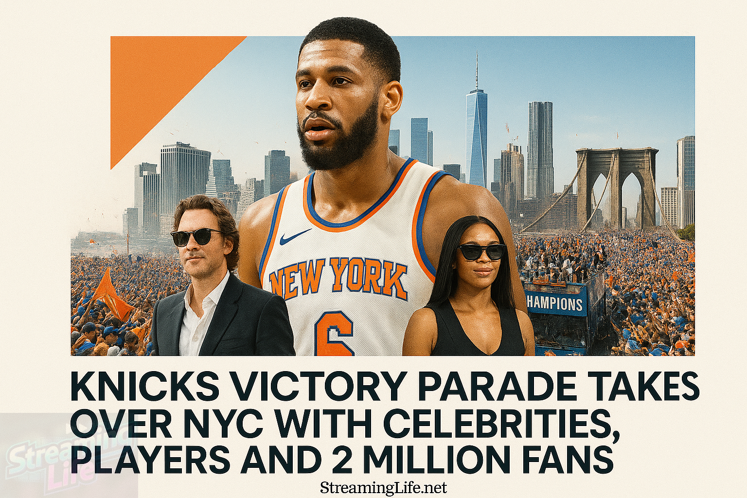 Knicks Victory Parade Takes Over NYC With Celebrities, Players and 2 Million Fans