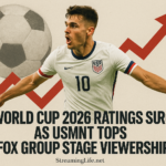 World Cup 2026 Ratings Surge as USMNT Tops Fox Group Stage Viewership