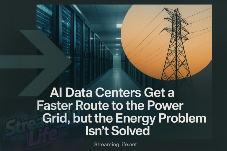 AI Data Centers Get a Faster Route to the Power Grid, but the Energy Problem Isn’t Solved