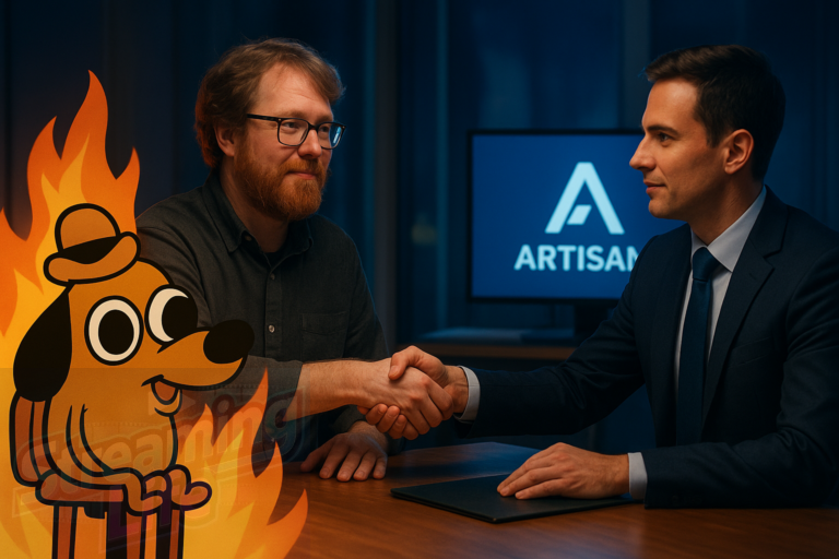 KC Green and AI Startup Artisan Reach Agreement Over 'This Is Fine' Meme Ads