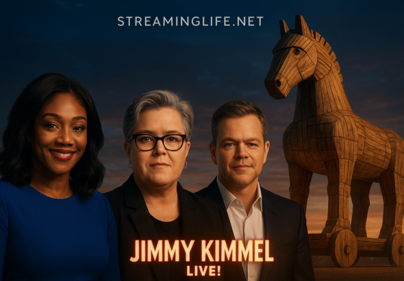 Jimmy Kimmel Live! Sets Summer Guest Hosts With Tiffany Haddish, Rosie O’Donnell and a Matt Damon Trojan Horse Stunt