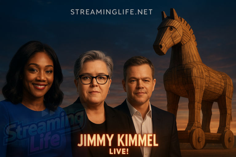 Jimmy Kimmel Live! Sets Summer Guest Hosts With Tiffany Haddish, Rosie O’Donnell and a Matt Damon Trojan Horse Stunt