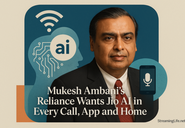 Mukesh Ambani’s Reliance Wants Jio AI in Every Call, App and Home