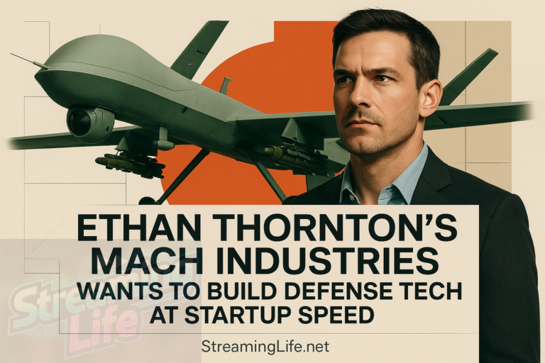 Ethan Thornton’s Mach Industries Wants to Build Defense Tech at Startup Speed
