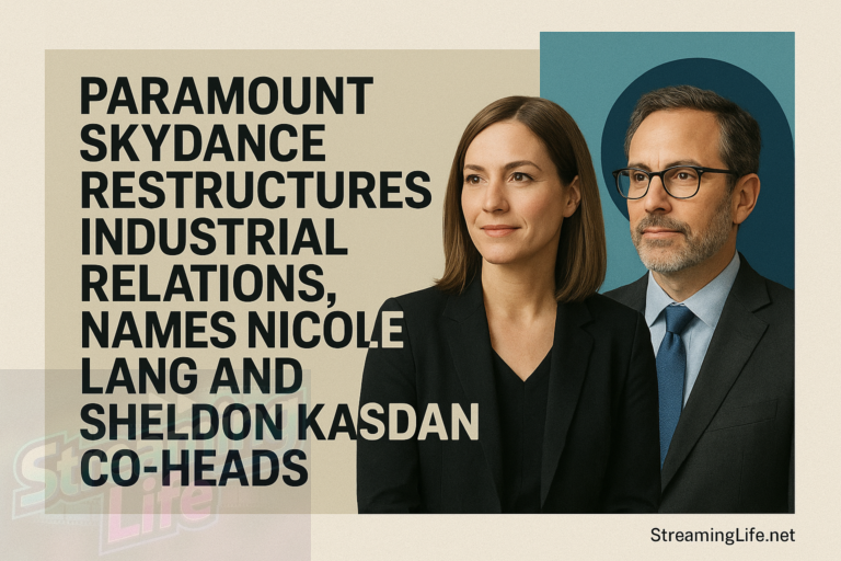 Paramount Skydance Restructures Industrial Relations, Names Nicole Lang and Sheldon Kasdan Co-Heads