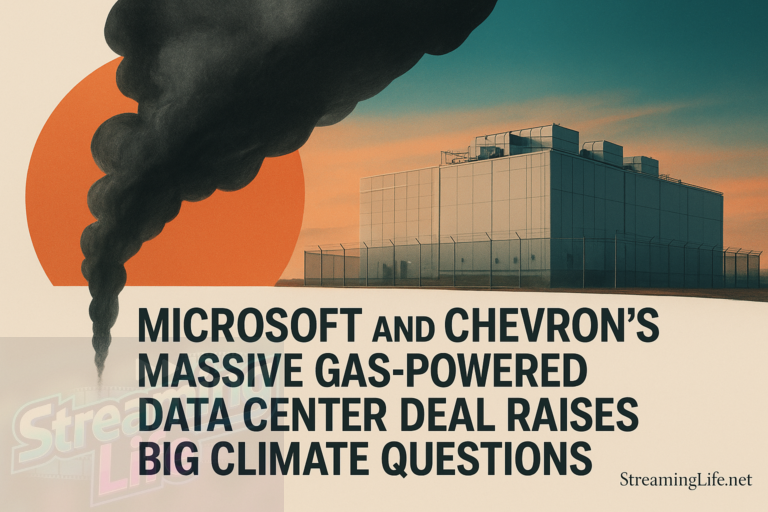 Microsoft and Chevron’s Massive Gas-Powered Data Center Deal Raises Big Climate Questions