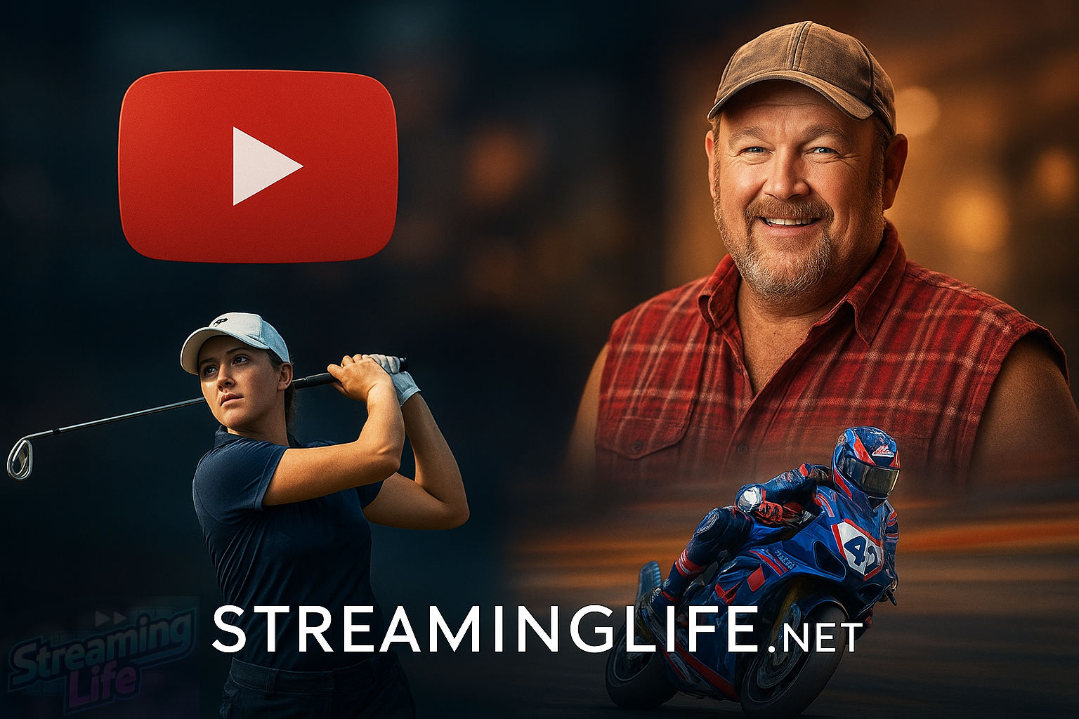 Towerhouse Lands YouTube Management Deals With Culture Genesis, LPGA, MotoAmerica and Larry the Cable Guy Series