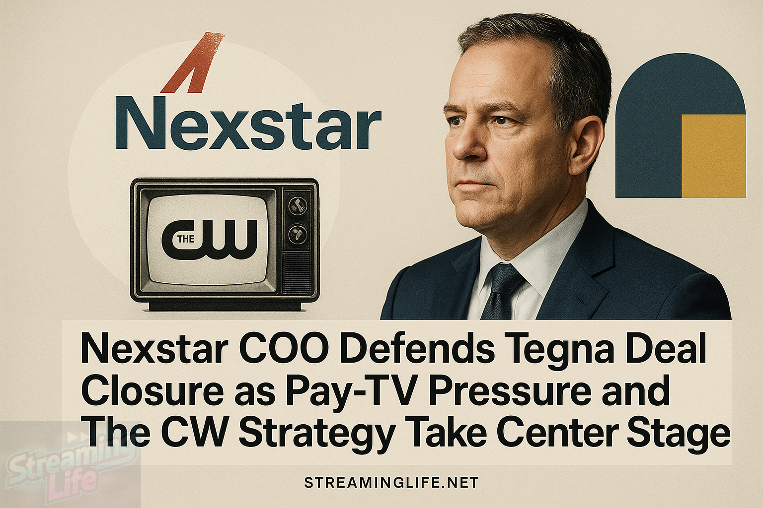 Nexstar COO Defends Tegna Deal Closure as Pay-TV Pressure and The CW Strategy Take Center Stage