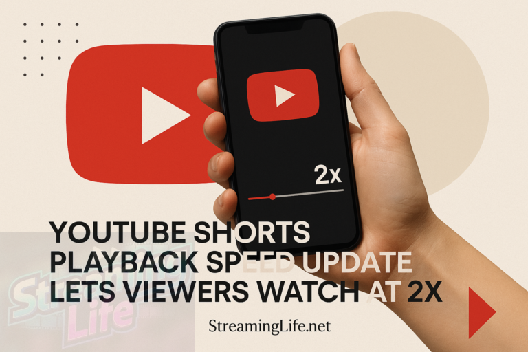 YouTube Shorts Playback Speed Update Lets Viewers Watch at 2x