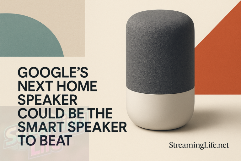 Google’s Next Home Speaker Could Be the Smart Speaker to Beat