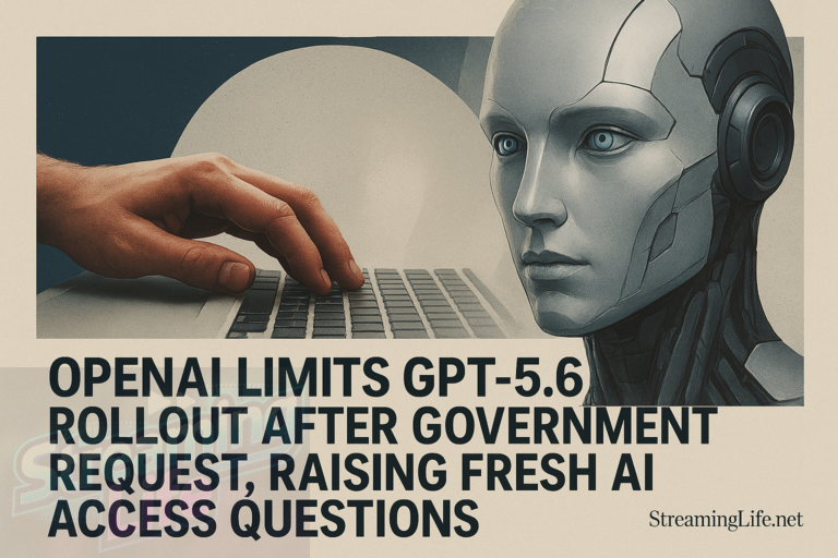OpenAI Limits GPT-5.6 Rollout After Government Request, Raising Fresh AI Access Questions