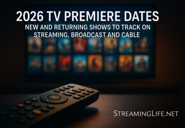 2026 TV Premiere Dates: New and Returning Shows to Track on Streaming, Broadcast and Cable