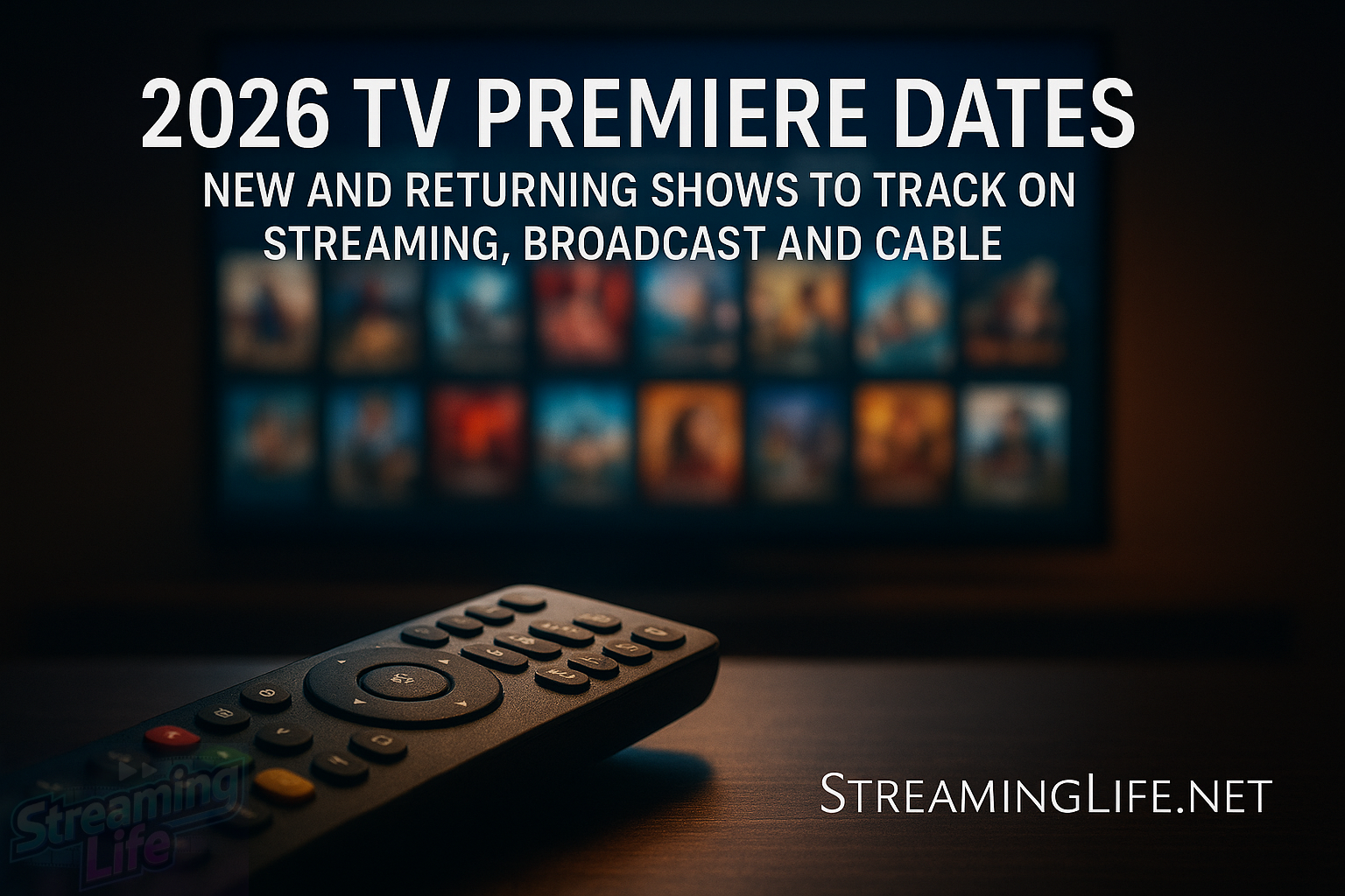 2026 TV Premiere Dates: New and Returning Shows to Track on Streaming, Broadcast and Cable