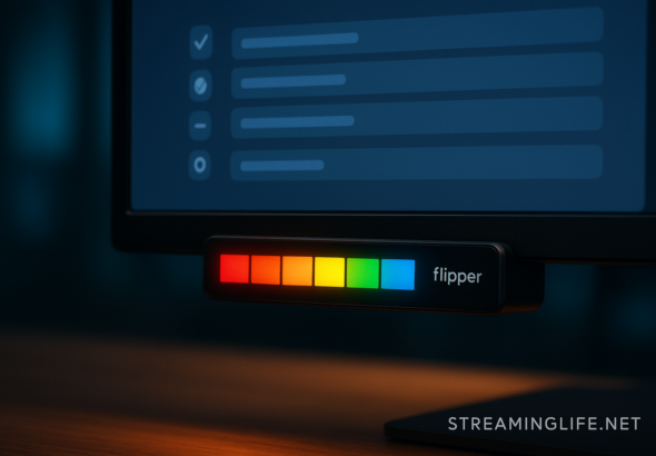 Flipper Devices Busy Bar Turns an LED Display Into a Productivity Sidekick