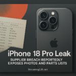 iPhone 18 Pro Leak: Supplier Breach Reportedly Exposes Photos and Parts Lists