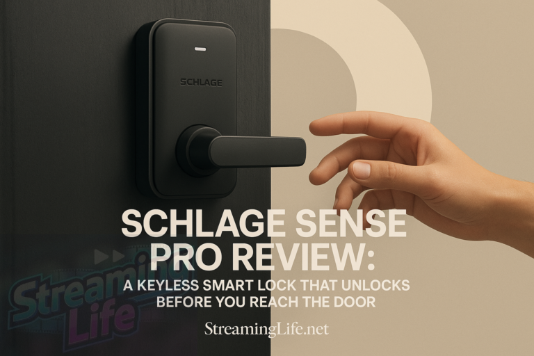 Schlage Sense Pro Review: A Keyless Smart Lock That Unlocks Before You Reach the Door