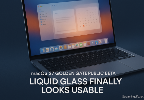 macOS 27 Golden Gate Public Beta: Liquid Glass Finally Looks Usable
