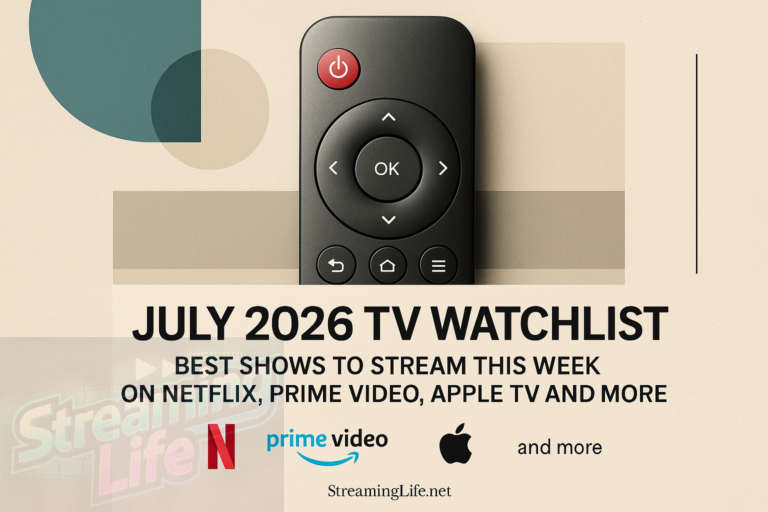 July 2026 TV Watchlist: Best Shows to Stream This Week on Netflix, Prime Video, Apple TV and More