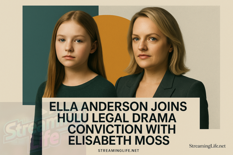 Ella Anderson Joins Hulu Legal Drama Conviction With Elisabeth Moss