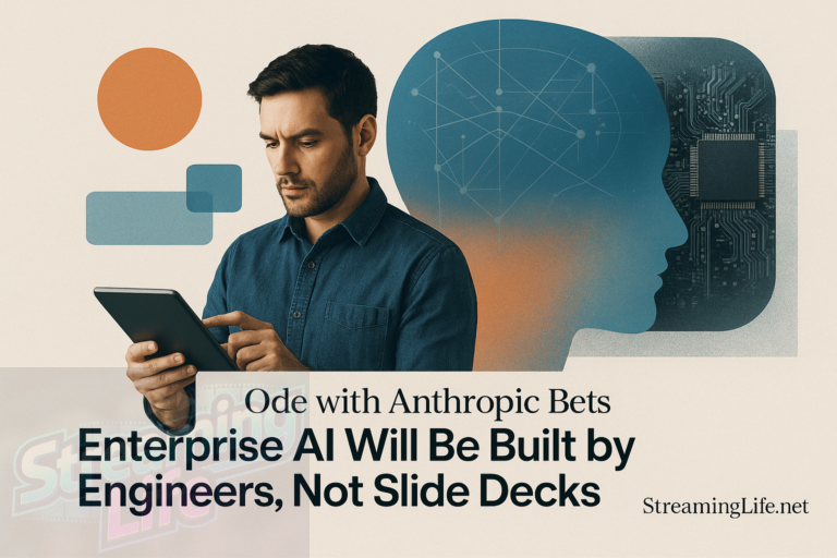 Ode with Anthropic Bets Enterprise AI Will Be Built by Engineers, Not Slide Decks